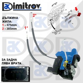 Брава задна лява врата Kia Rio